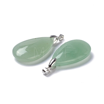 Natural Green Aventurine Pendants G-D084-01P-B10-1