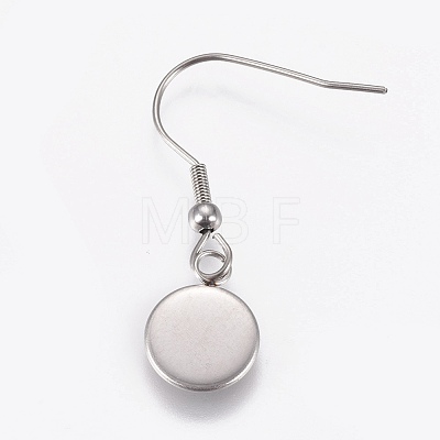 Stainless Steel Dangle Earrings EJEW-WH0001-A05-1