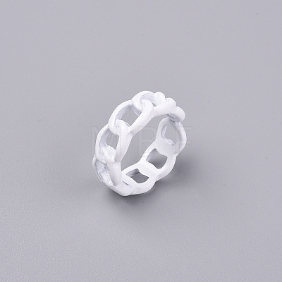 Spray Painted Alloy Cuff Rings X-RJEW-T011-29G-RS-1
