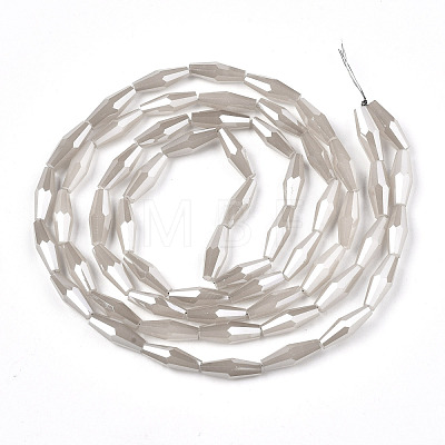 Electroplate Glass Beads Strands EGLA-S194-03A-F01-1