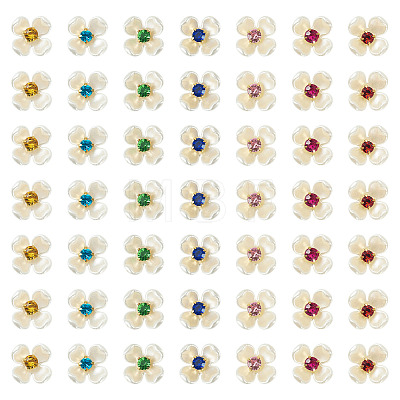 80Pcs Plastic Cabochons KY-TADJ0001-09-1