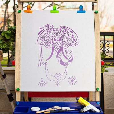 PET Plastic Drawing Painting Stencils Templates DIY-WH0284-006-1