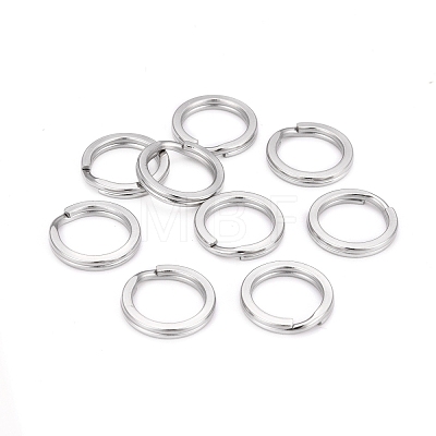 Tarnish Resistant 304 Stainless Steel Keychain Clasps X-KEYC-D049-05-1