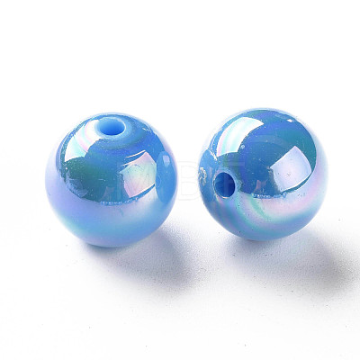 Opaque Acrylic Beads MACR-S370-D16mm-8-1