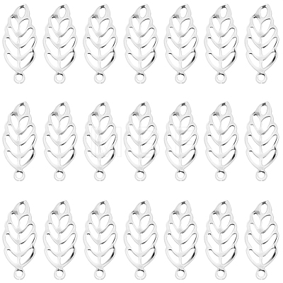 300Pcs Hollow 316 Surgical Stainless Steel Charms STAS-SC0021-32P-1