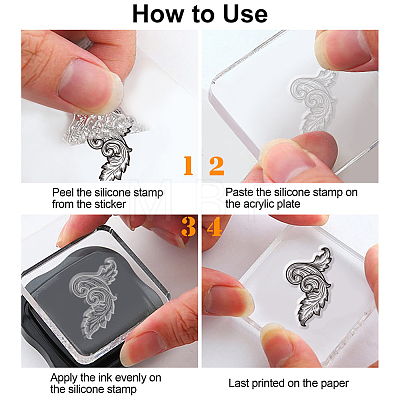 Custom PVC Plastic Clear Stamps DIY-WH0448-0597-1