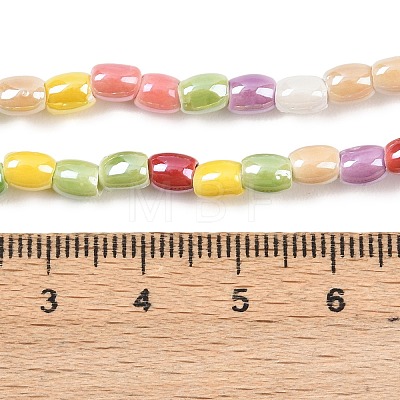 Handmade Porcelain Beads Strands PORC-B008-01-1