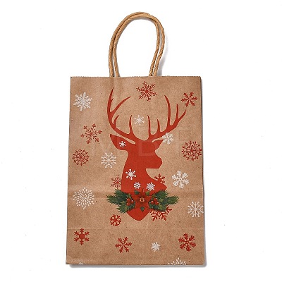 Christmas Theme Rectangle Paper Bags CARB-F011-01C-1