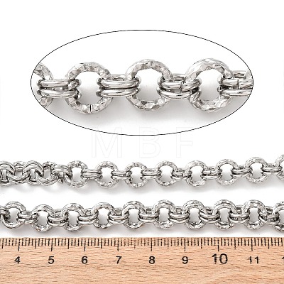 Double Link 304 Stainless Steel Cable Chain CHS-G049-03P-02-1