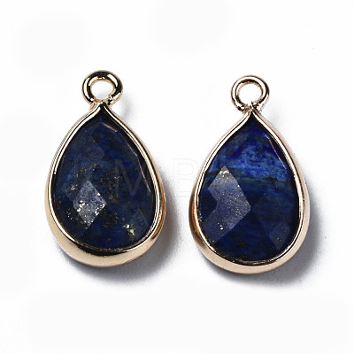 Natural Lapis Lazuli Pendants G-Q998-033D-1