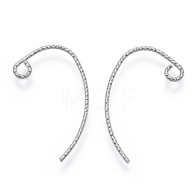 Brass Earring Hooks X-KK-Q735-346P-1