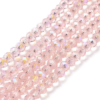 Electroplate Glass Beads Strands LS-EGLA-A034-T6mm-L18-1