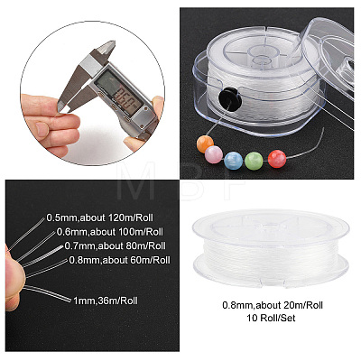 Round Elastic Crystal Thread EW-YW0002-A02-01-1