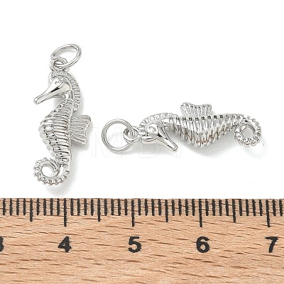 Brass Micro Pave Cubic Zirconia Animal Pendants KK-H280-05C-P-1