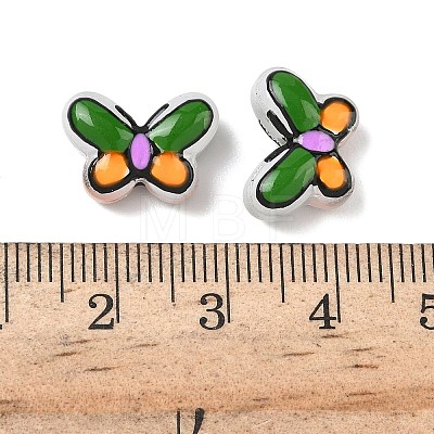 Transparent Glass Enamel Beads LAMP-C023-02F-1