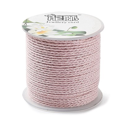 20M Polyester Braided Cord for Jewelry Making OCOR-G015-04A-15-1