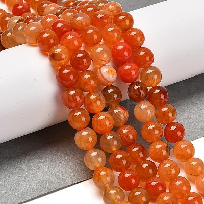 Natural Agate Beads Strands G-B079-A04-03C-1