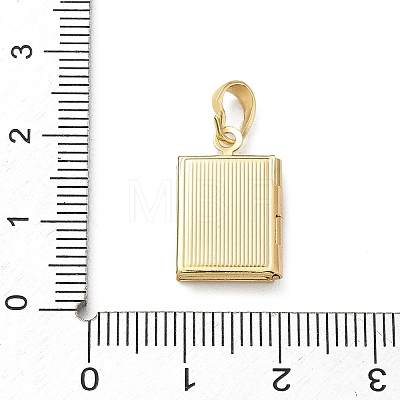 Brass Locket Pendants KK-CBAD360-15G-02-1