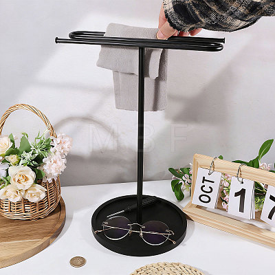 Iron Towel Holder Stand AJEW-WH0609-936-1