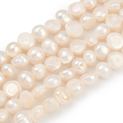 Natural Cultured Freshwater Pearl Beads Strands PEAR-P064-20B-01A-1