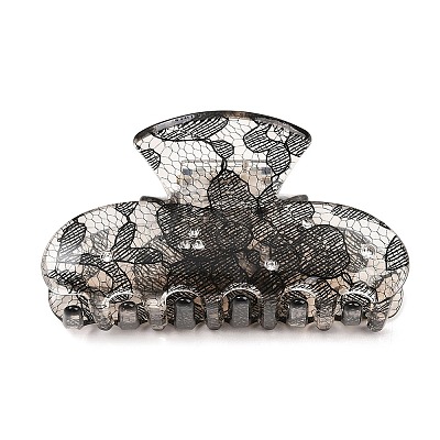Acrylic Rhinestone Claw Hair Clips PHAR-K007-01B-1