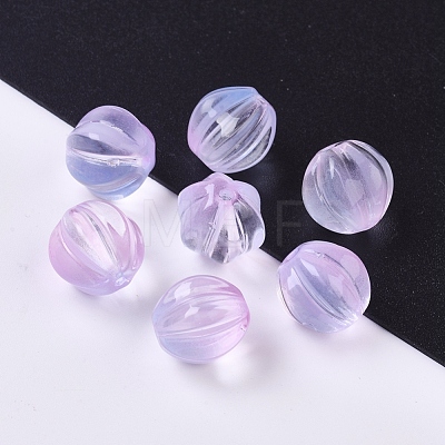 Imitation Jade Glass Beads GLAA-L027-J01-1