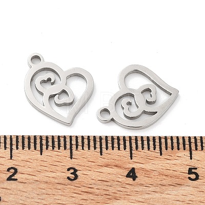 316 Surgical Stainless Steel Charms STAS-Q314-10P-1