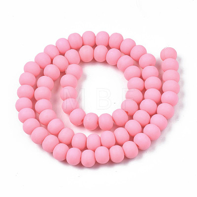 Handmade Polymer Clay Beads Strands CLAY-N008-053-02-1