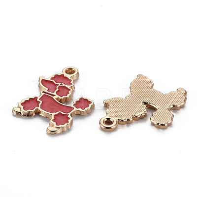 Alloy Enamel Pendants ENAM-N055-013C-NR-1