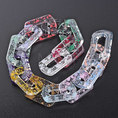 Transparent Acrylic Linking Rings X-OACR-N009-017A-1