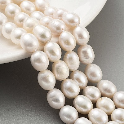 Natural Cultured Freshwater Pearl Beads Strands PEAR-P062-13E-1