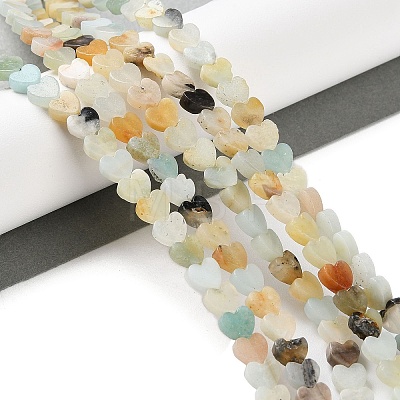 Natural Flower Amazonite Beads Strands G-M403-A34-02-1
