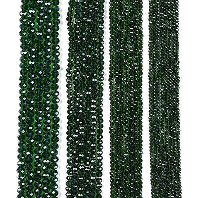 Electroplate Glass Beads Strands EGLA-A044-T3mm-A24-1