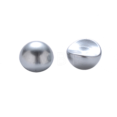 Half Round ABS Plastic Imitation Pearl Cabochons MRMJ-Q092-6mm-D01-1