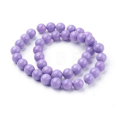 Natural Mashan Jade Round Beads Strands X-G-D263-10mm-XS24-1