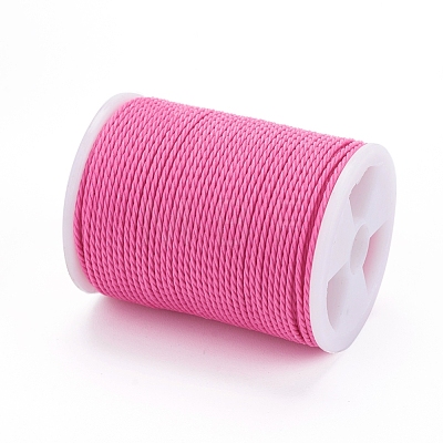 Round Waxed Polyester Cord X-YC-G006-01-1.0mm-19-1