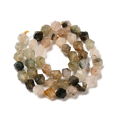 Natural Rutilated Quartz Beads Strands G-K382-A02-02-1