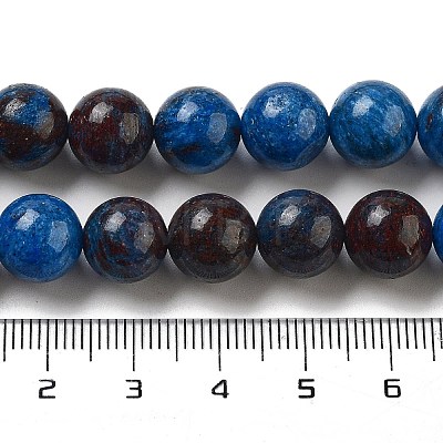 Natural Blue Opal Beads Strands G-H045-A02-6MM-1