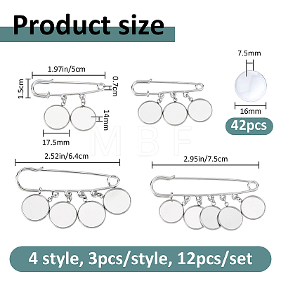 Steel Brooches JEWB-FH00042-1
