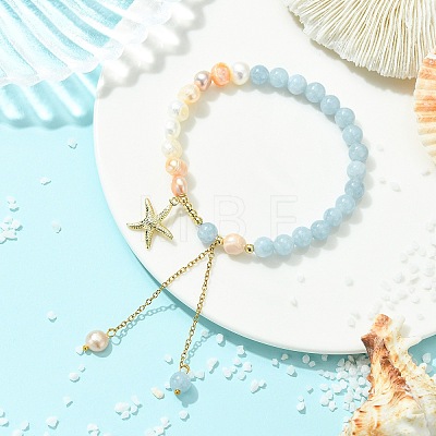 304 Stainless Steel Charm Bracelets BJEW-JB13982-02-1