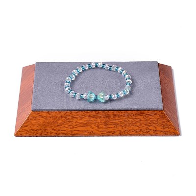Rectangle Wood Pesentation Jewelry Bracelets Display Tray ODIS-P008-17B-1