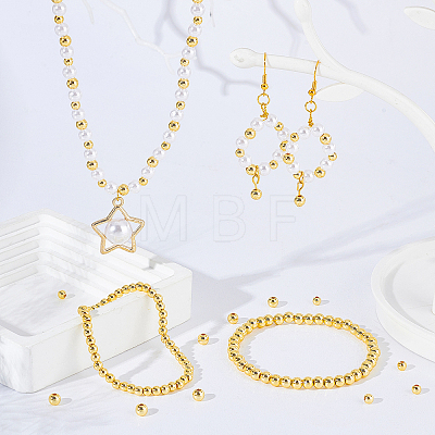   Brass Beads KK-PH0004-76C-1