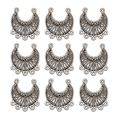 Tibetan Style Alloy Chandelier Components Links PALLOY-TA0001-21AS-1