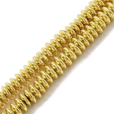 Electroplated Synthetic Non-magnetic Hematite Beads Strands G-I364-F01-G-1