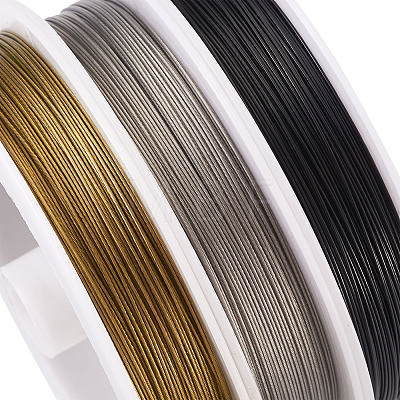 Fashewelry Tiger Tail Wire TWIR-FW0001-0.45mm-01-1