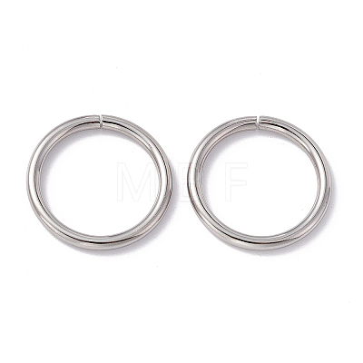 Non-Tarnish 304 Stainless Steel Jump Rings STAS-C040-01M-P-1