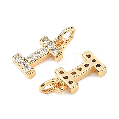 SHEGRACE Brass Micro Pave Clear Cubic Zirconia Pendants XGRQ29104-394G-I-1