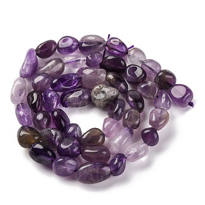 Natural Amethyst Beads Strands G-G146-A09-01-1