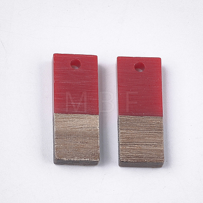 Resin & Walnut Wood Pendants RESI-S358-79E-1