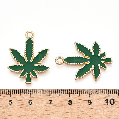 Alloy Enamel Pendants PALLOY-E028-14C-03-1